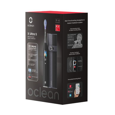 Cepillo de dientes eléctrico Oclean X Ultra S negro 1 unidad 1 unidad