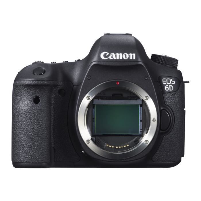 Canon EOS 6D digitaalinen järjestelmäkamera - 20,2 MP - 1080p täyskenno - Wi-Fi - musta