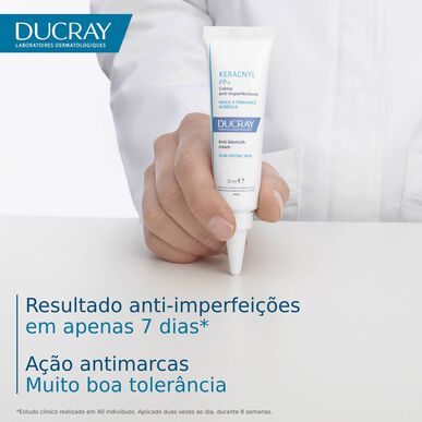 Ducray Keracnyl PP krém proti nedokonalostem pleti, krém proti nedokonalostem a značkám pro pleť se sklonem k akné, 30 ml