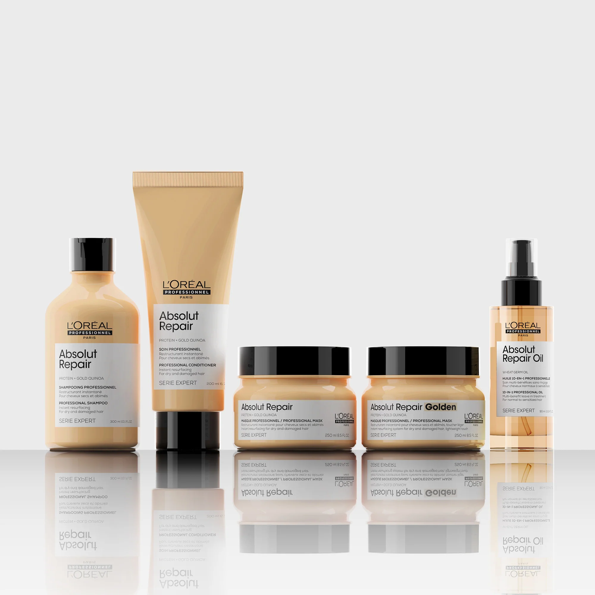 SERIE EXPERT New Absolut Repair Mask - Maschera Riparatrice Capelli, Maschera Nutriente Capelli