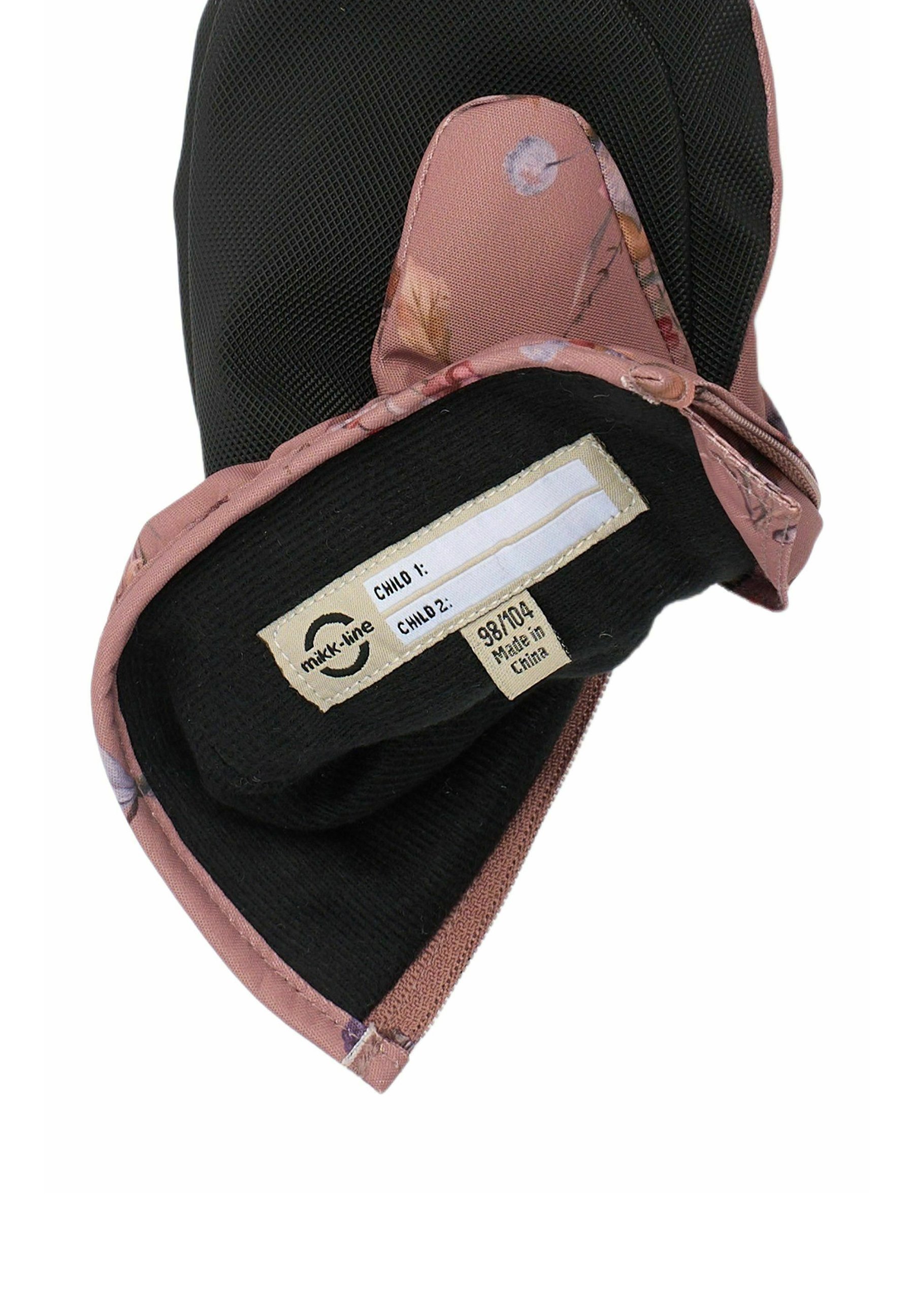 mikk-line AOP ZIP - Mitaines burlwood