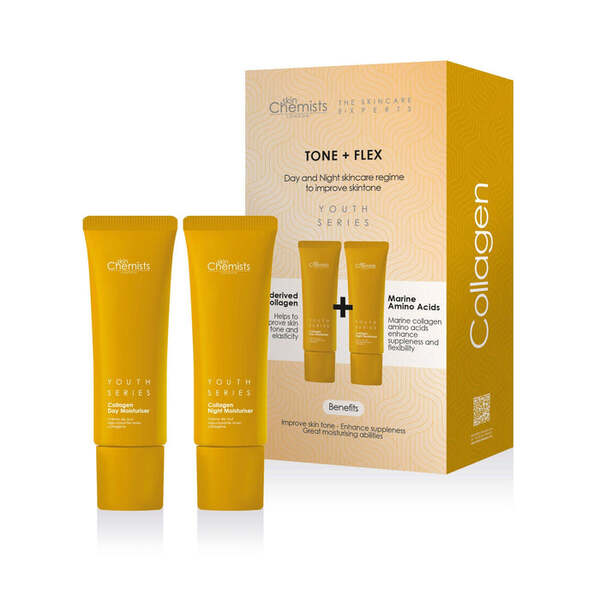 hidratante facial de dia e noite com colágeno da skinChemists, 100ml