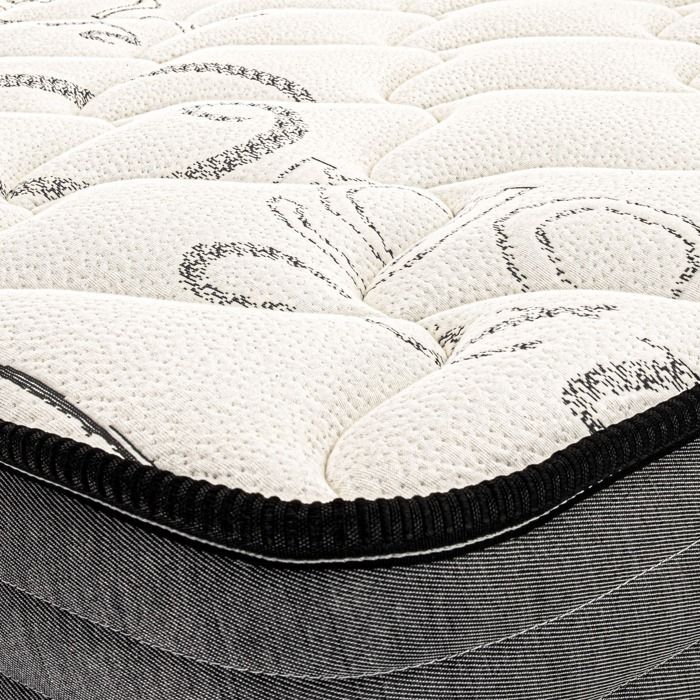 Colchón de 140x190 cm, BestSleep, 26 cm, espuma viscoelástica, zonas de descanso independientes, lado verano/invierno
