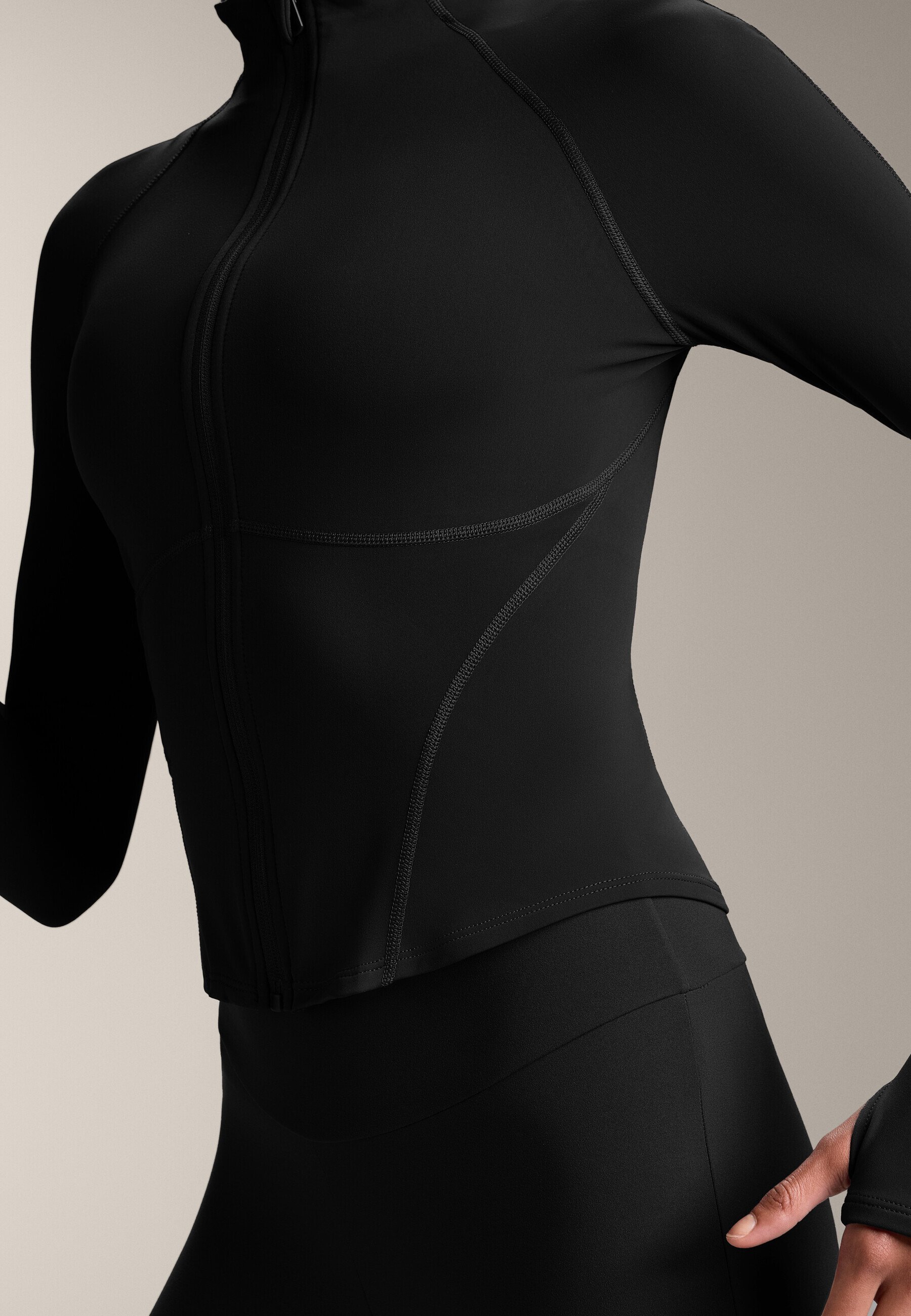 OYSHO WARMTH COMFORTLUX TECHNICAL - Trainingsjack - zwart