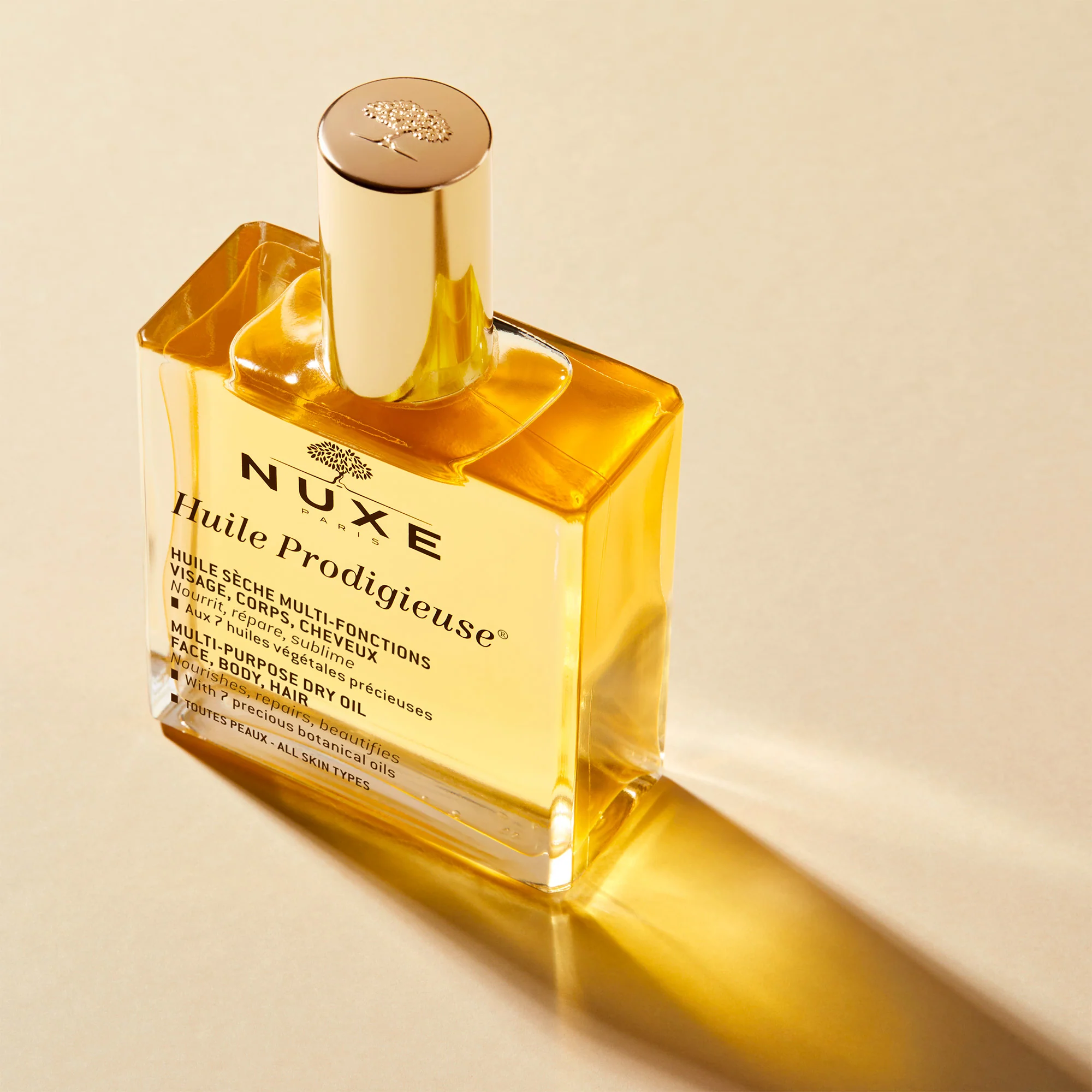 Huile Prodigieuse Olio Secco - Olio viso nutriente, Olio Corpo, Olio Capelli, Olio elasticizzante antismagliature