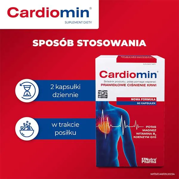 Cardiomin, Preparat wspomagający układ krążenia, Tabletki