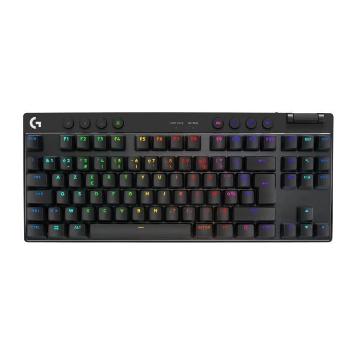 Tastiera da gioco - Wireless - Logitech G Pro X TKL Lightspeed - AZERTY - Meccanica - Retroilluminata - Nera