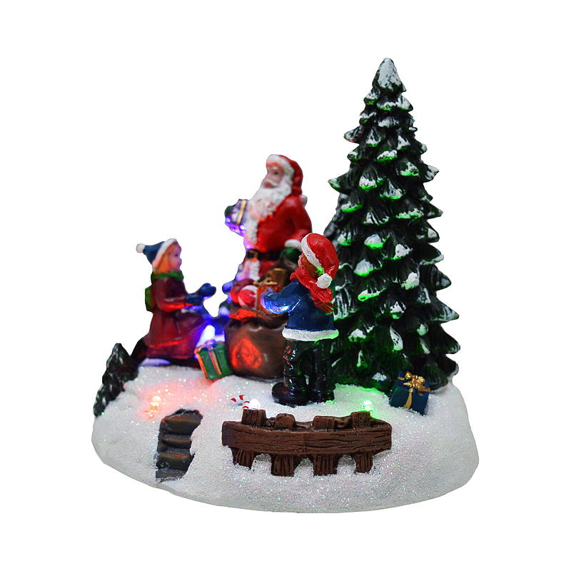 Figura de pueblo navideño Light IT con luz