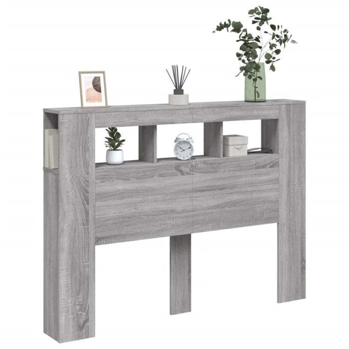 Cabecero LED vidaXL, cabecero para cama, accesorio para cama doble, muebles de dormitorio, decoración del hogar, 837349