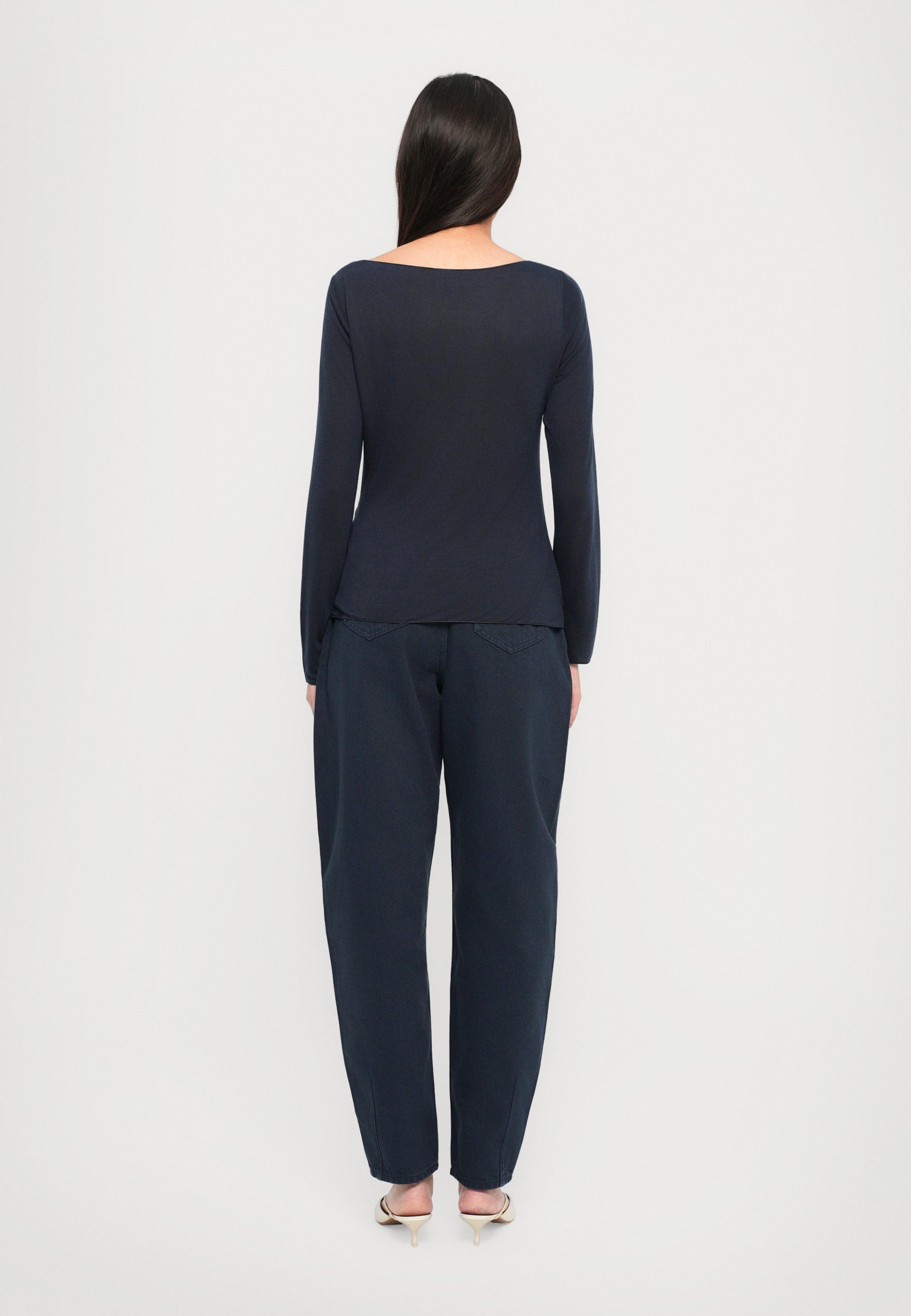 Haut à manches longues Emporio Armani - bleu marine