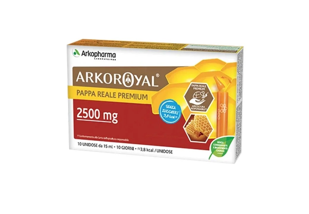 ARKOPHARMA Arkopharma Arkoroyal Premium Koninginnengelei 2500 mg 10 ampullen zonder suiker