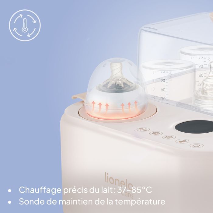 LIONELO SteamUP Flessenwarmer - Flessensterilisator - Droger - BPA-vrij