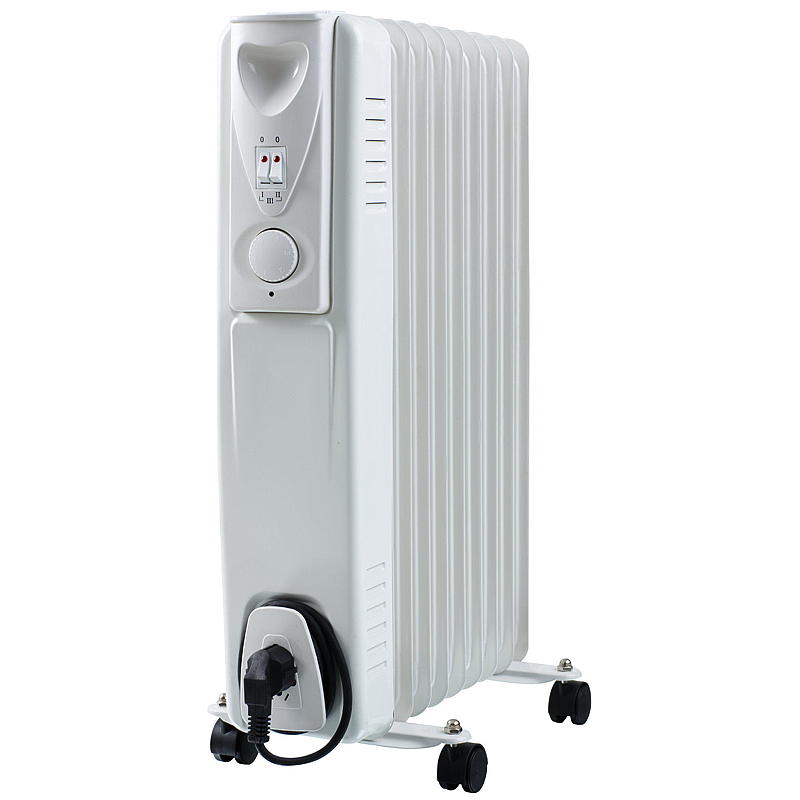 Energieradiatorverwarming 2000 W, oliegevuld