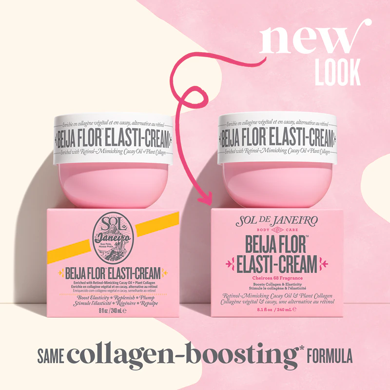 Sol de Janeiro Beija Flor Elasti-Cream creme corporal hidratante aumenta a elasticidade da pele
