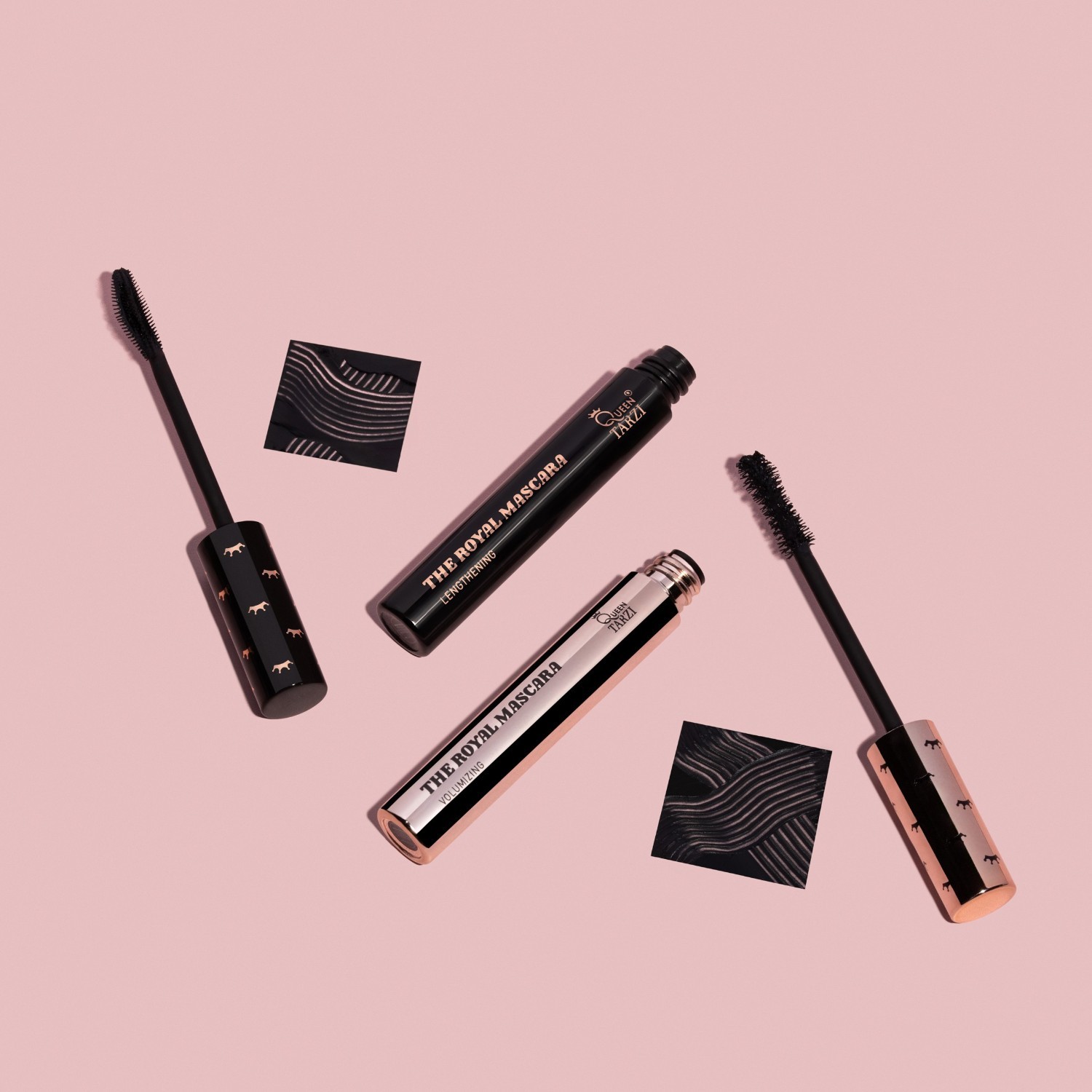 Riasenka Queen Tarzi The Royal Mascara – Objemová maskara – INTENSIVES SCHWARZ