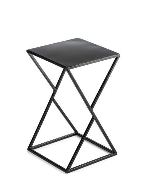 Kwietnik nowoczesny LOFT czarny 40 cm industrialna