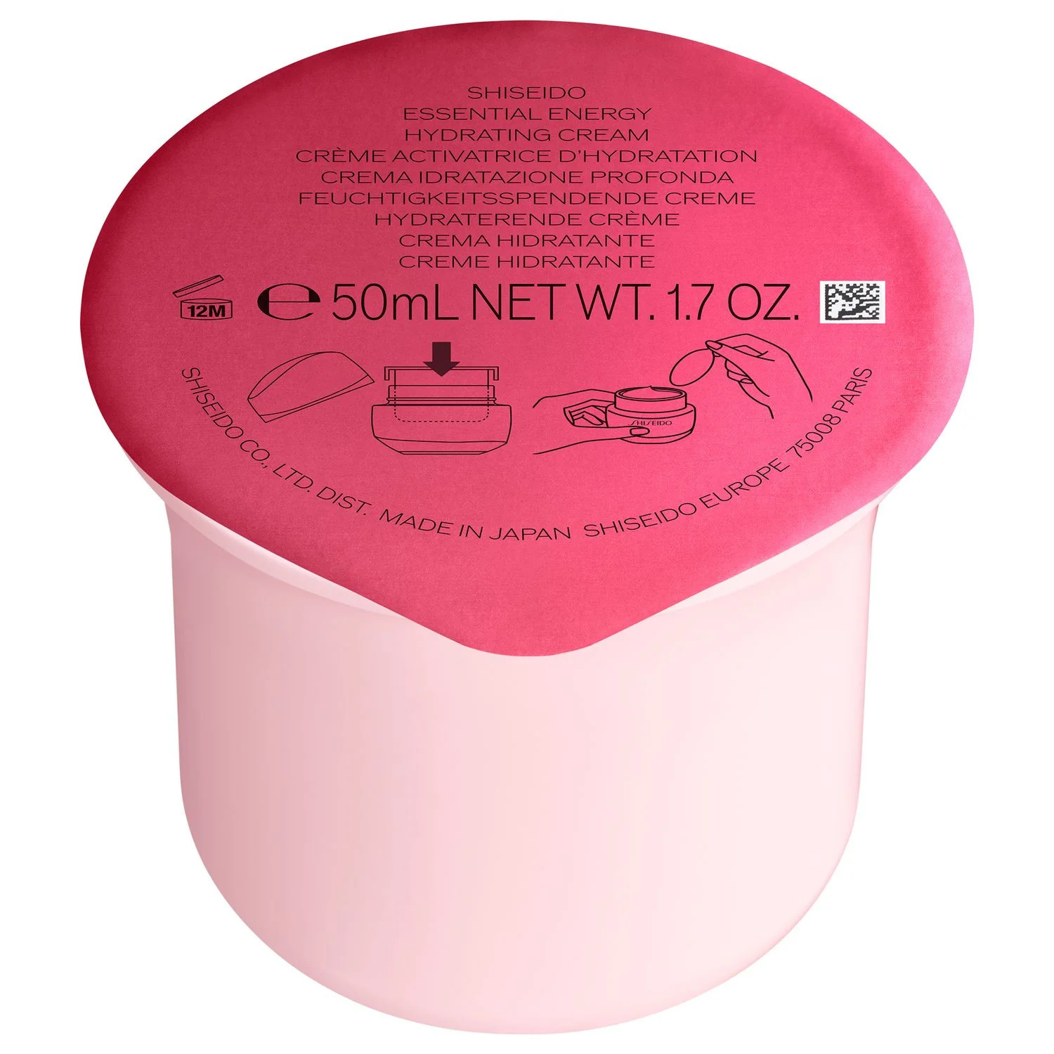 Essential Energy Hydrating Cream REFILL - Tratt.viso 24 ore antirughe