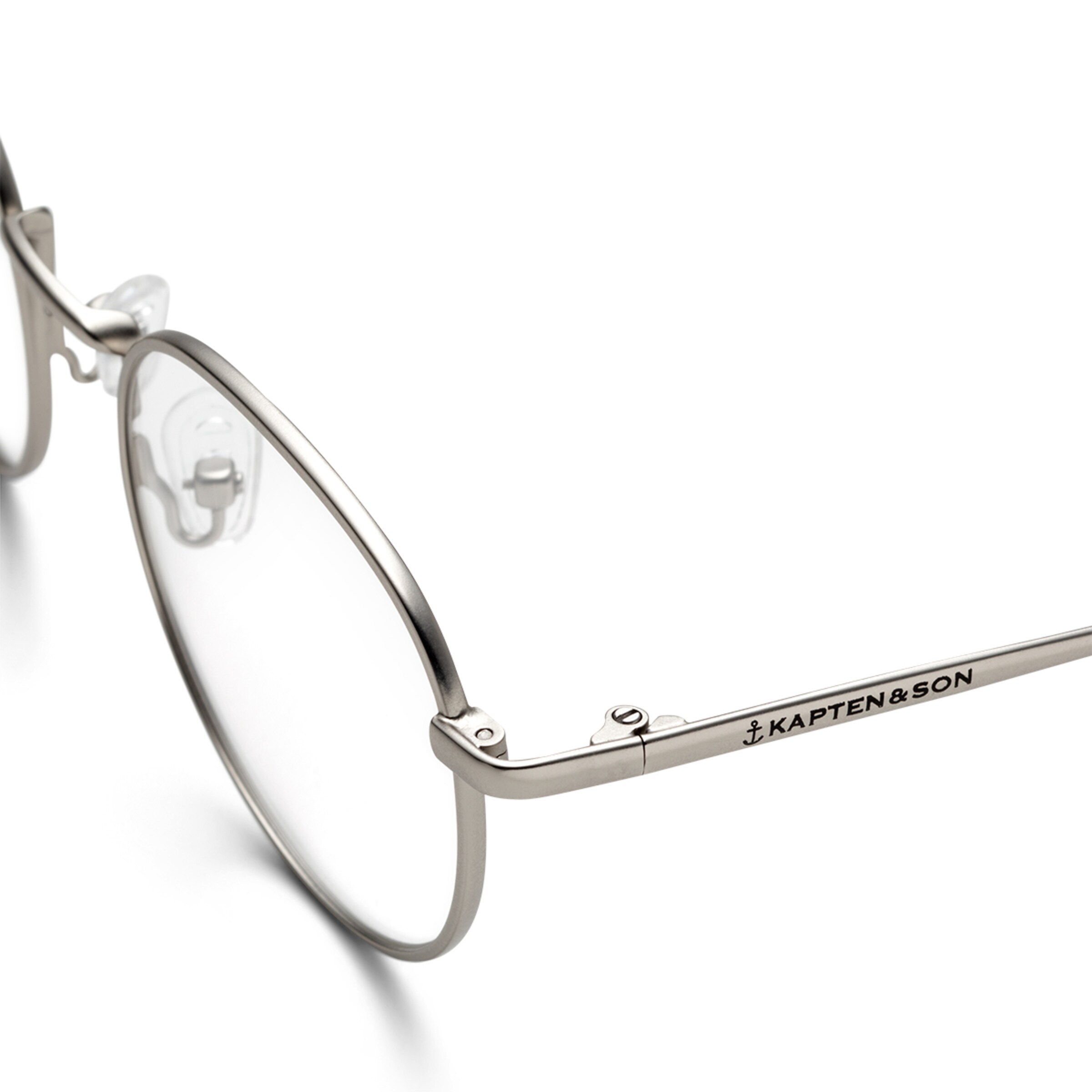 Londres Small Matt Silver avec verres correcteurs