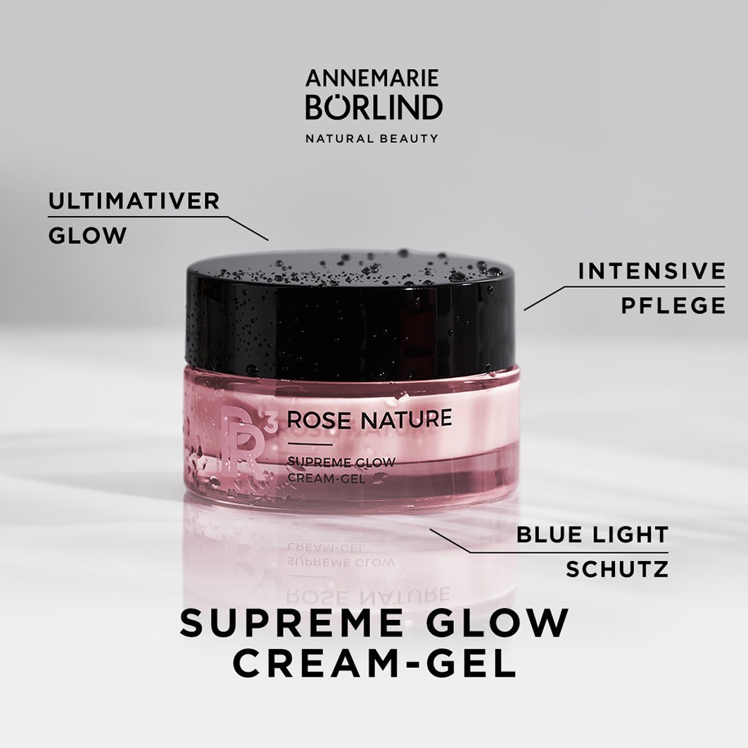 ANNEMARIE BÖRLIND Dnevna krema ROSE NATURE Rose Nature Glow krema-gel - 50 ml