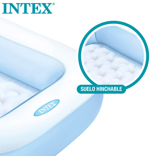 Piscina inflável retangular Intex 166x100x25 cm