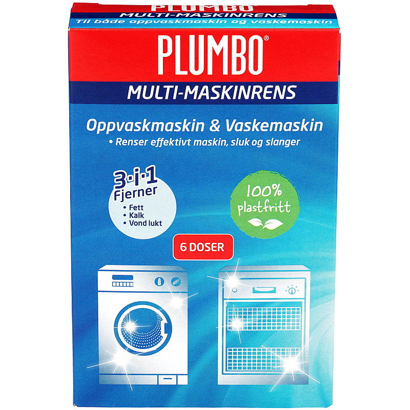 Plumbo Plumbo 6 st. multimaskinrengöringsmedel