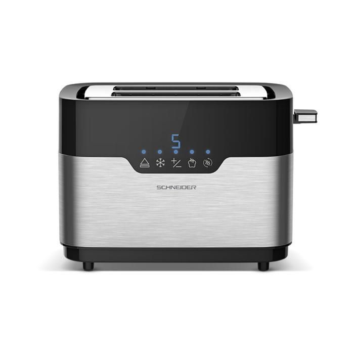Broodrooster - SCHNEIDER - SCTO22DX - 2 sleuven - Roestvrij staal - 920W