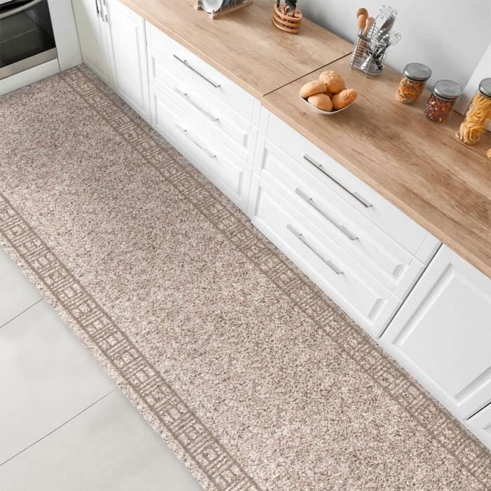Alfombrilla de cocina Primaverum color beige, 66 x 100 cm