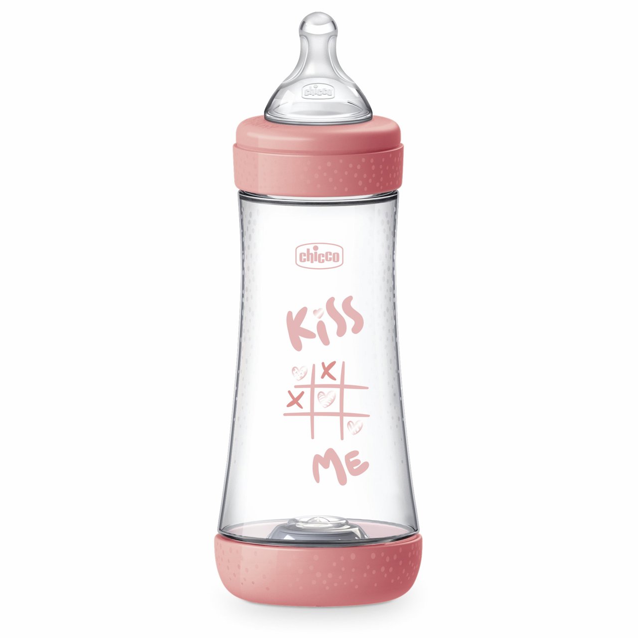 PERFECT5 300 ml-es szilikon cumisüveg 4 hónapos kortól