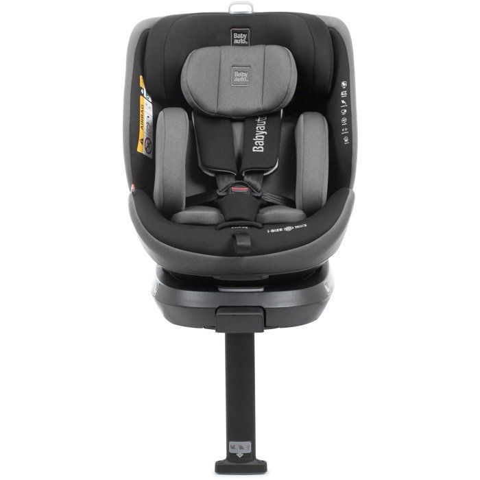 Cadeira auto - BABYAUTO - CORE - Grupo 0/1/2/3 - 40/150 cm - I-Size - Isofix - Giratória - Reclinável - Redutora - Antracite