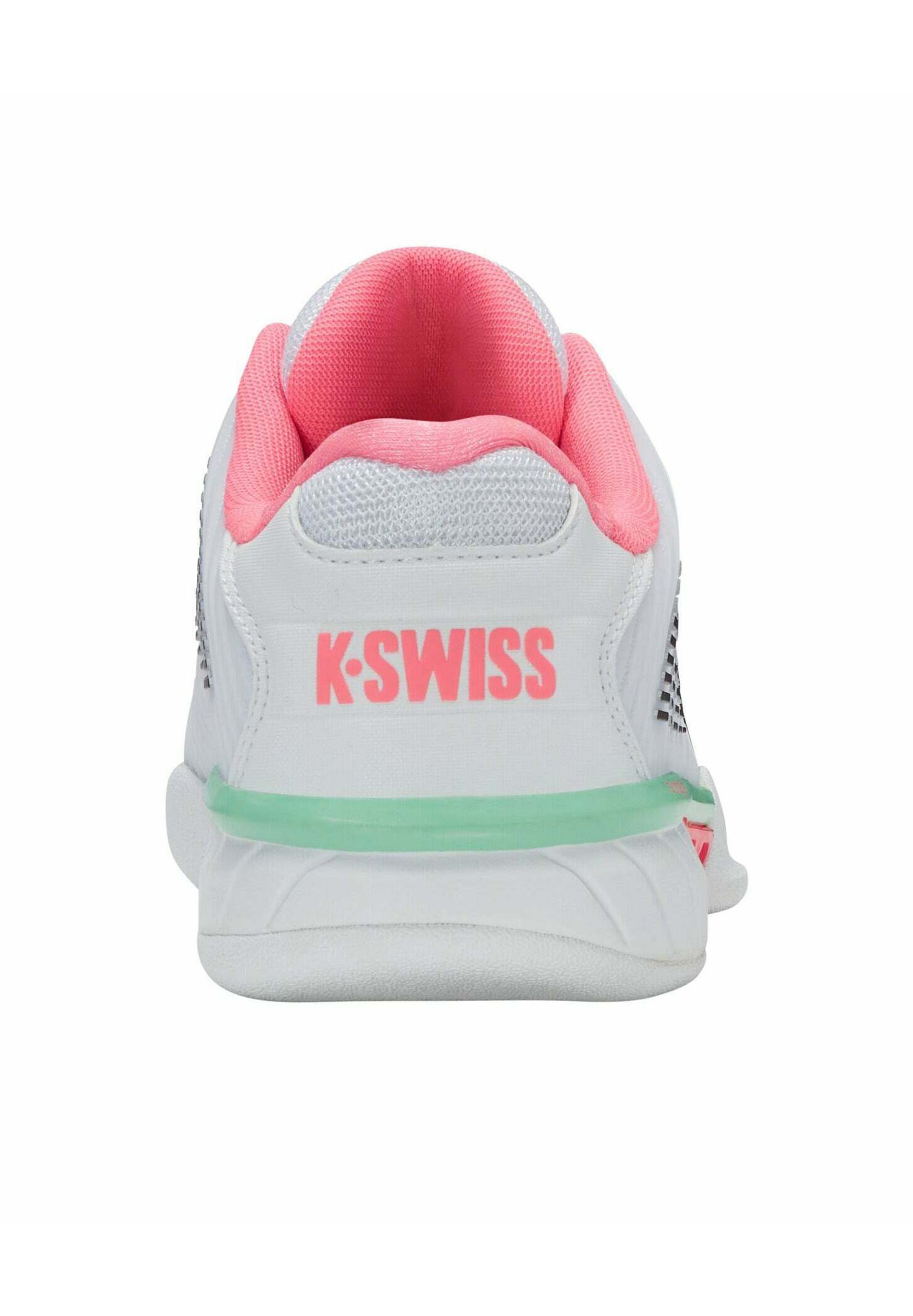 K-SWISS HYPERCOURT EXPRESS 2 - Scarpe da tennis multi-campo - bianco/rosa pastello neon/nero