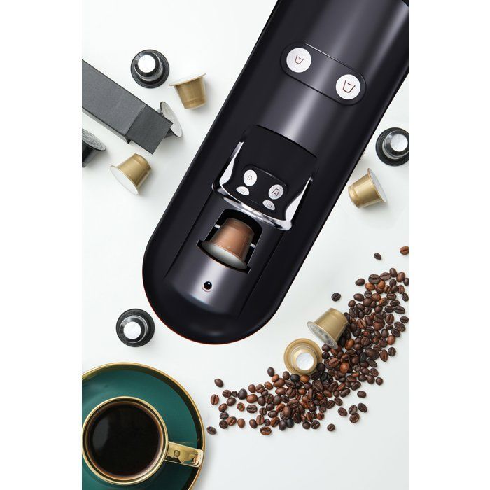 Machine à café à capsules - ARTHUR MARTIN - AMN230N - Expresso & Lungo - 1400 W - Noir