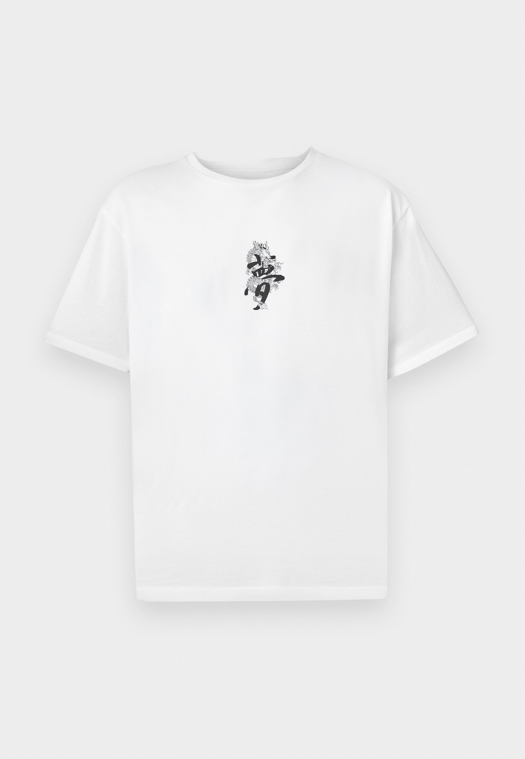 Jack & Jones JJMIKO T-shirt met ronde hals - T-shirt met print - wit