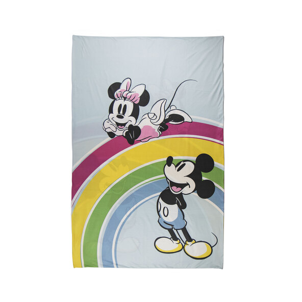 Παιδικά κλινοσκεπάσματα από φλις Mickey & Minnie, 135 x 200 εκ.