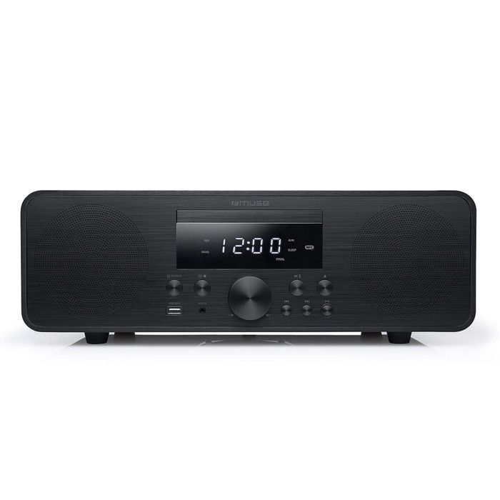 Sistema Micro Estéreo Muse M-880 FBC - 2x40 Watts - Rádio FM - Leitor de CD/Suporte para Discos, Bluetooth + Pen Drive USB de 32GB