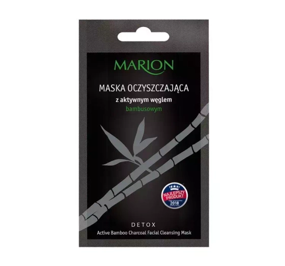 MARION DETOX MASKA OCZYSZCZAJĄCA Z WĘGLEM AKTYWNYM 10G