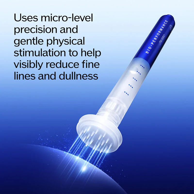 Shiseido Bio-Performance Micro-Click Concentrate geconcentreerd serum in een spotstick.