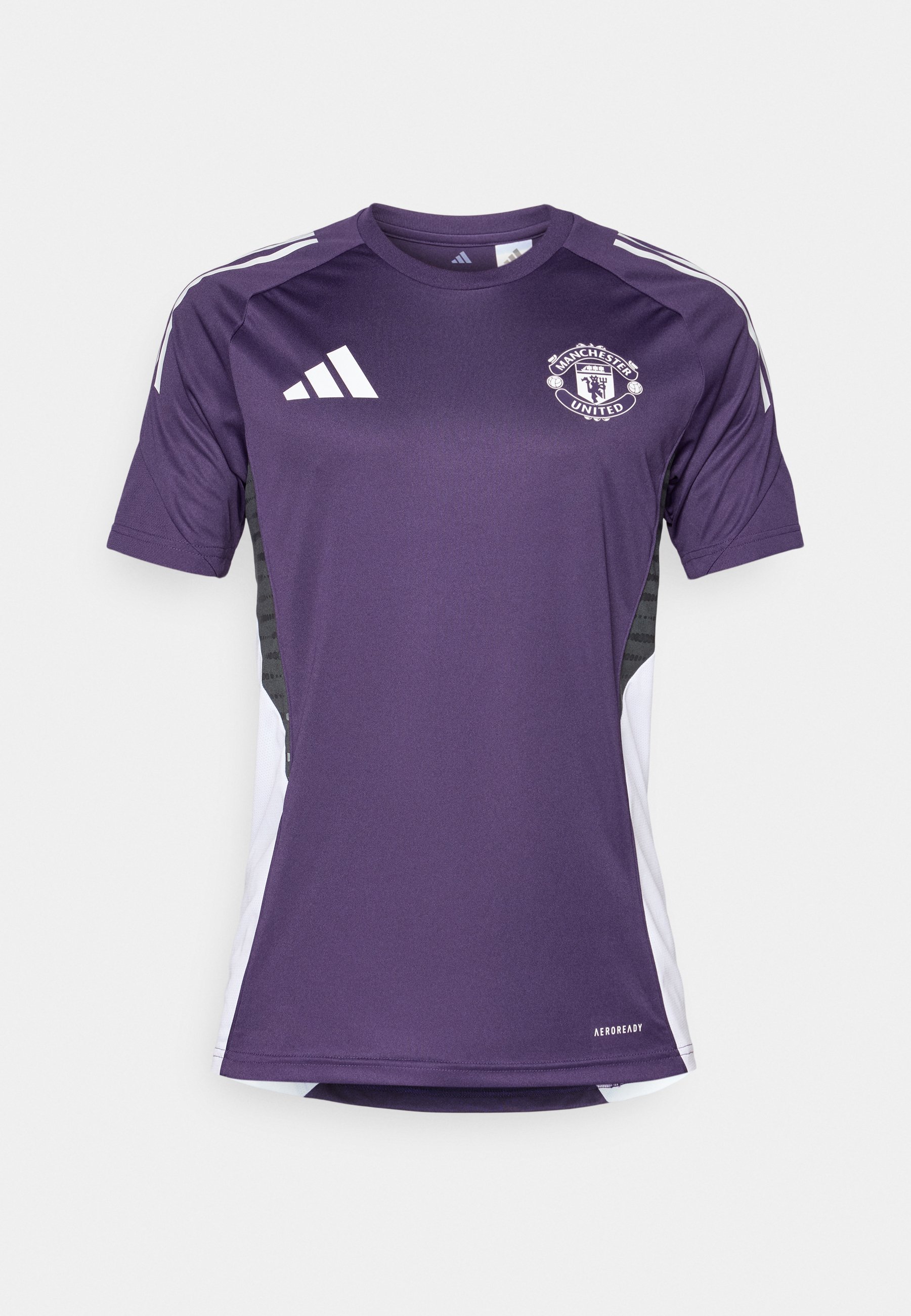 Maillot d'entraînement de compétition adidas Performance Manchester United 25/26 - Tenue du club - prune aurore/blanc/noir