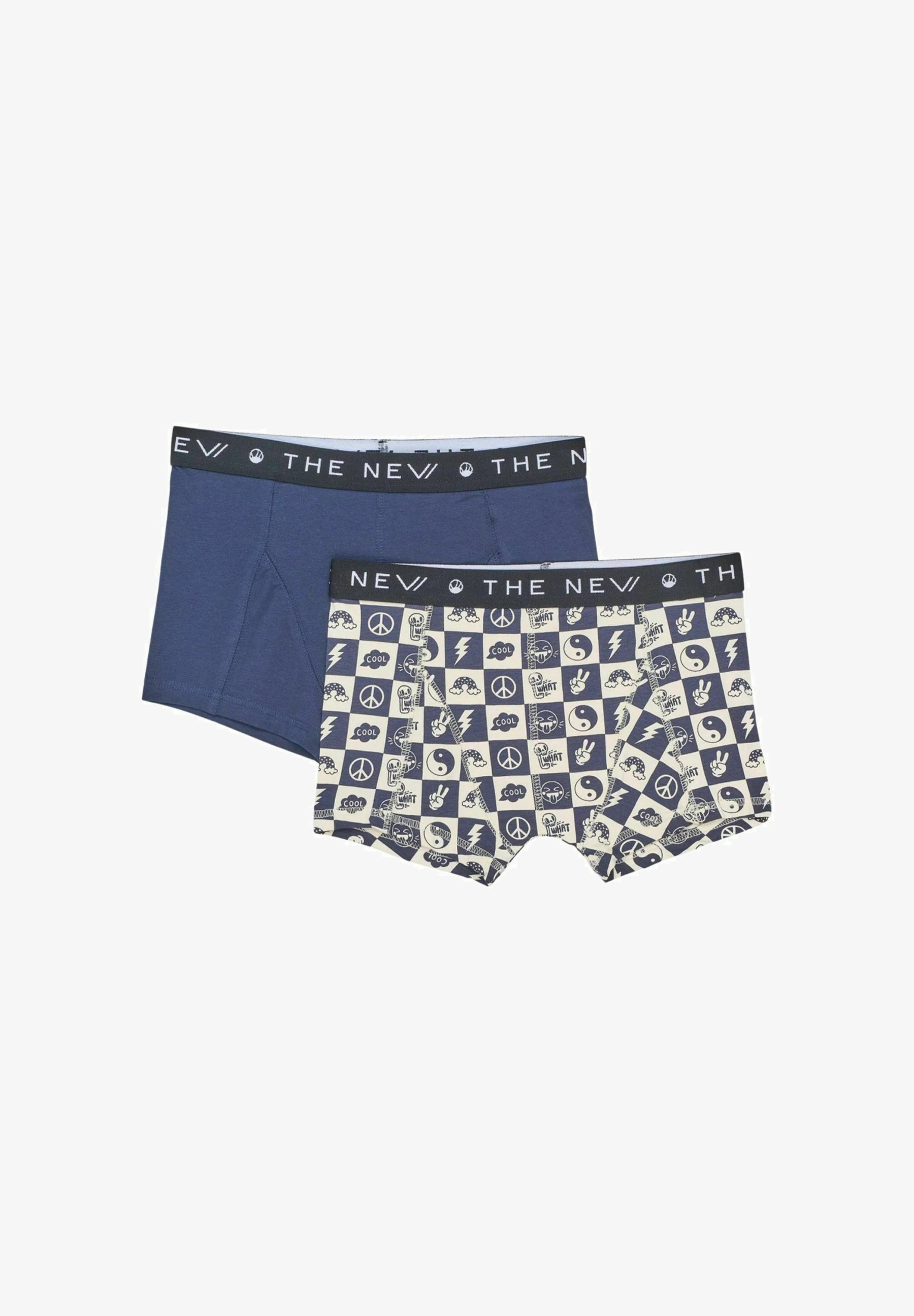 Le nouveau PACK DE 2 EXP - Pantalon - blazer bleu marine à carreaux amusants aop