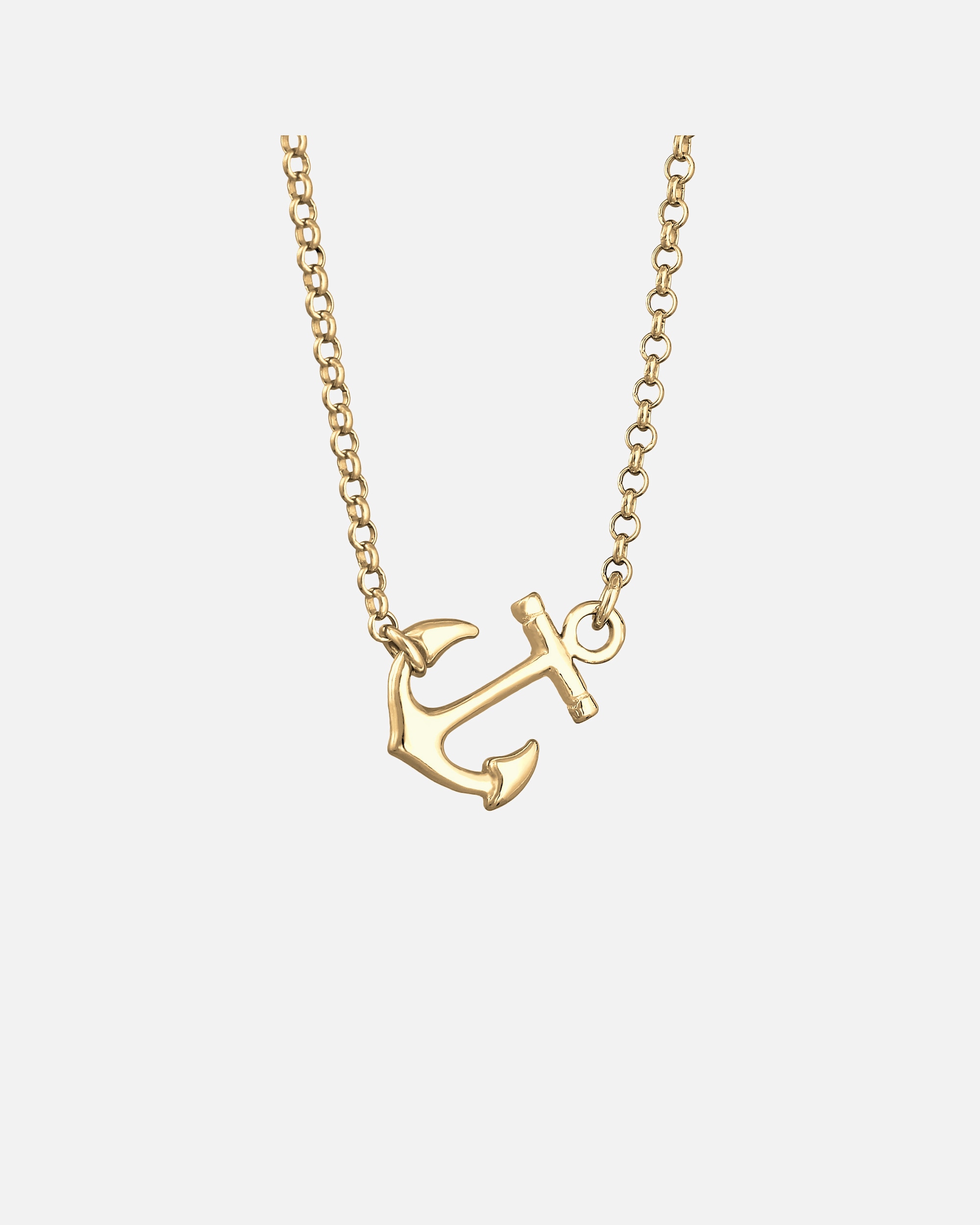 Elli Femme Pendentif d'Ancre Élégant en Argent Sterling 925