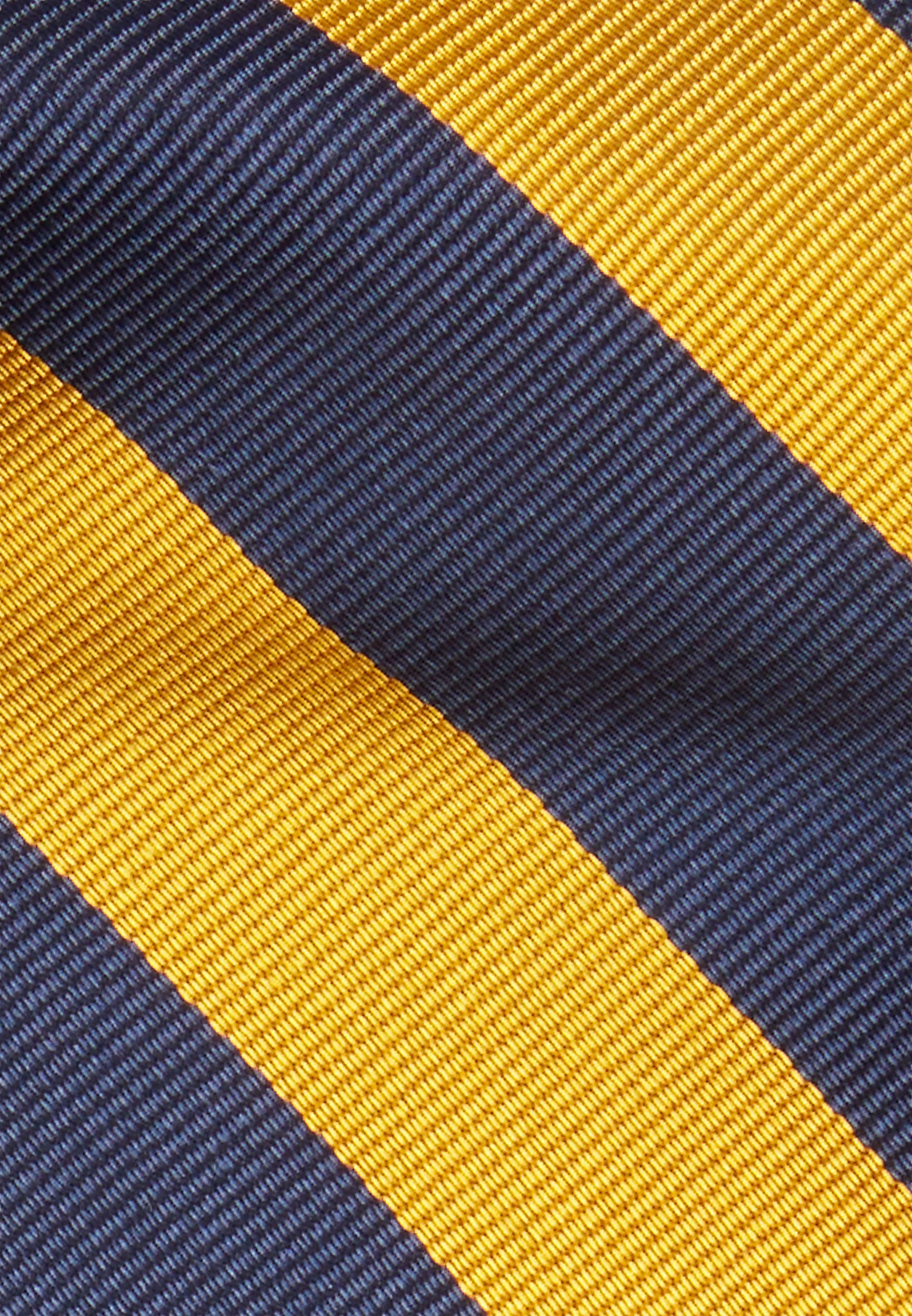 STRIPED SILK REPP NARROW TIE - Solmio - navy/goldPolo Ralph Lauren