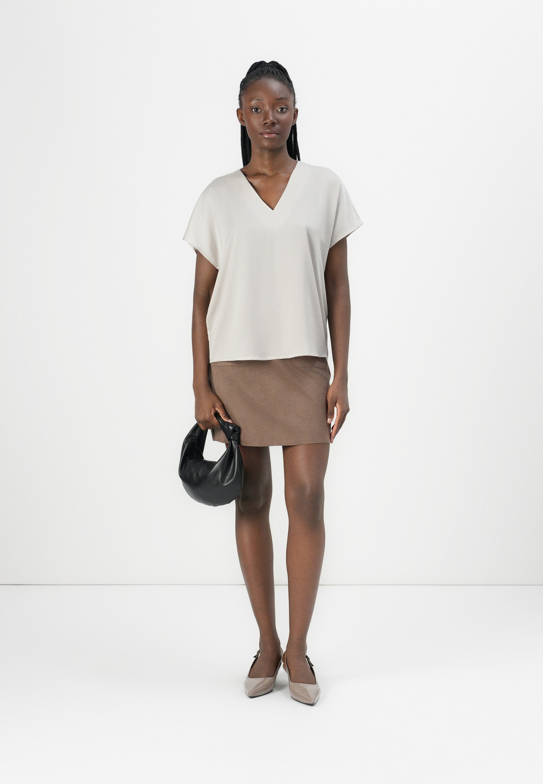 JDY JDYLORETTA MINI SKIRT - Mini skirt - morel