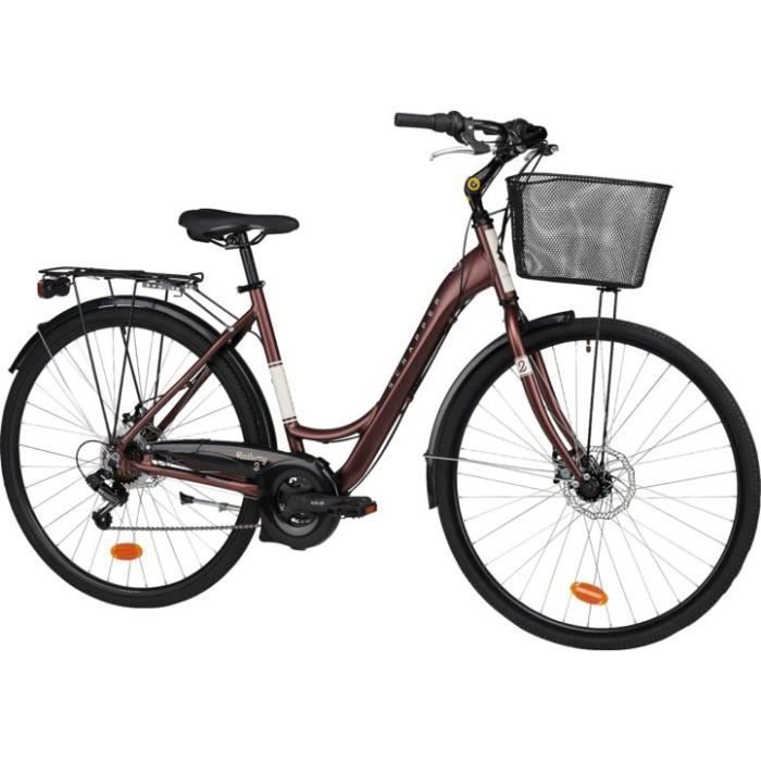 28-Zoll-Citybike aus Aluminium, Größe M, ausgestattet mit 18 Gängen, verstellbarem Vorbau, Shimano-Schaltwerk und doppelten Scheibenbremsen!