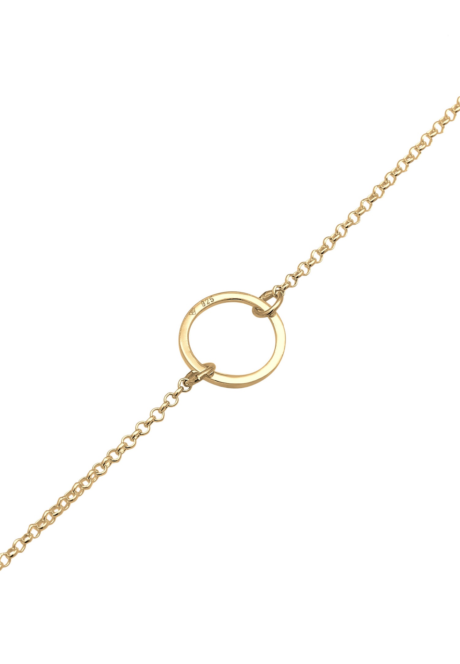 Elli Femmes Choker Cercle Tendance Géo en Argent Sterling 925