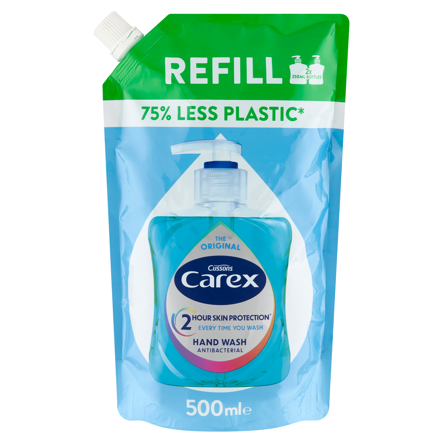 Carex antibakterielle Flüssigseife Nachfüllpackung 500 ml
