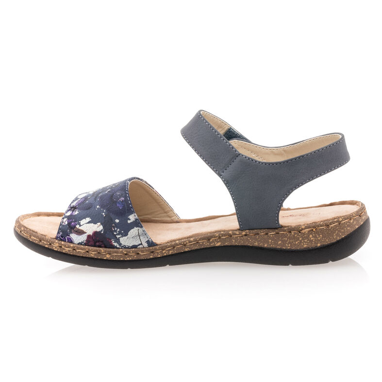 Sandali blu da donna / Scarpe aperte in punta