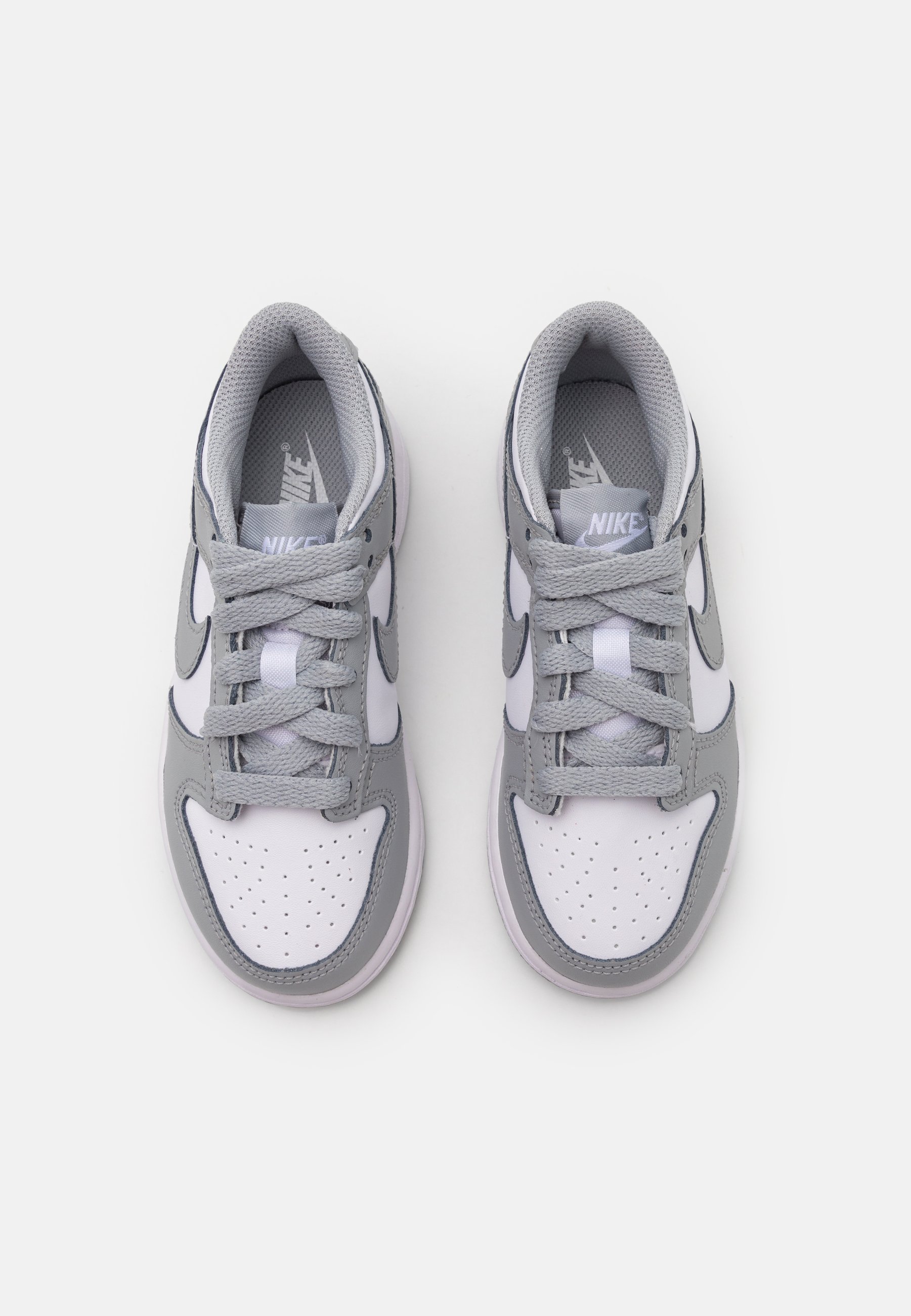 Nike Sportswear DUNK LOW UNISEX - Sneakers - wit/licht rookgrijs/wit