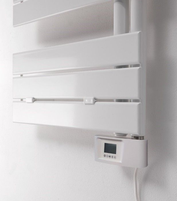 Sèche-serviettes électrique - Deltacalor - Asymetrique - 750W - Blanc - Programmable
