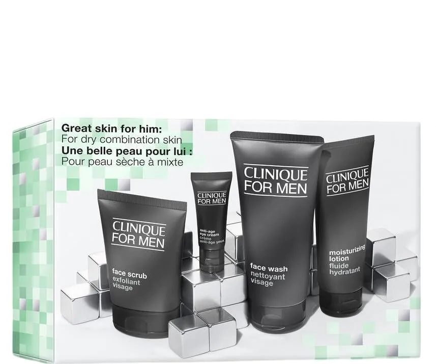 Clinique Great Skin For Him Zestaw prezentowy do skóry suchej