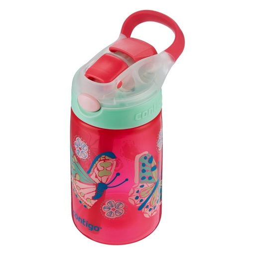  Botella Para Niños Gizmo Flip Sparkles Borboleta Branca 420 Ml