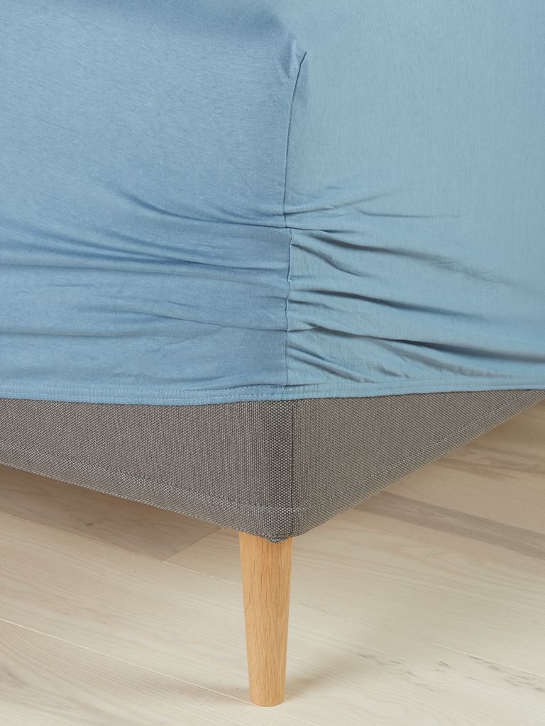 JETTE Zlatna Jersey plahta s uzorkom JETTE 75x200x35cm Plava